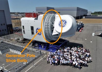Generador de turbina eólica offshore